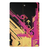 Technische halftone achtergrond 7 mini klembord (Achterkant)