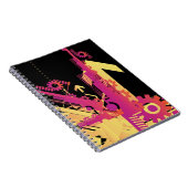 Technische halftone achtergrond 7 notitieboek (Rechterzijde)