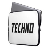 TECHNISCHE LAPTOP SLEEVE (Voorkant Links)