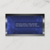 Technische Logo | Moderne geometrische achtergrond Visitekaartje (Achterkant)