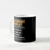 Technische ondersteuning Checklist Computer Geek S Koffiemok (Voorkant links)