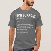 Technische ondersteuning Definitie Funny Cute Geek T-shirt (Voorkant)
