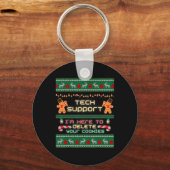 Technische ondersteuning Ik ben hier om je koekjes Sleutelhanger (Voorkant)