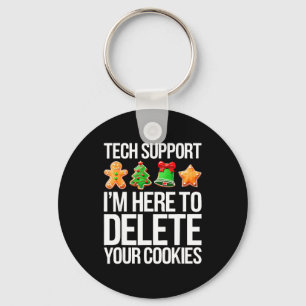 Technische ondersteuning Ik ben hier om uw cookies Sleutelhanger