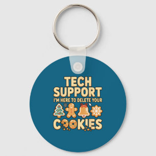 Technische ondersteuning Ik ben hier om uw cookies Sleutelhanger
