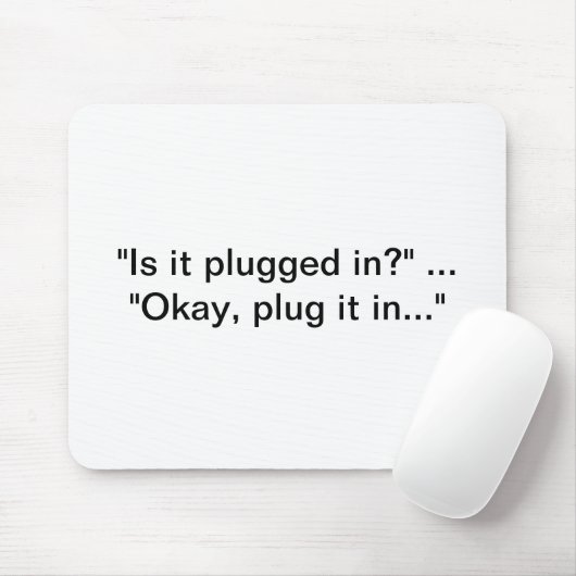 Technische ondersteuning/IT-mousepad Muismat (Met muis)