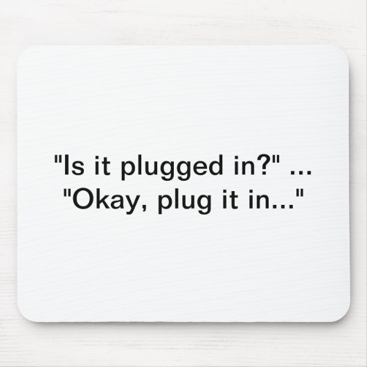 Technische ondersteuning/IT-mousepad Muismat (Voorkant)