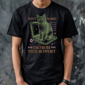 Technische ondersteuning Kat Computer T-shirt