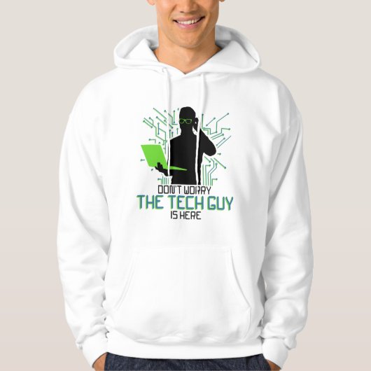 Technische ondersteuning maakt het niet uit dat de hoodie (Voorkant)