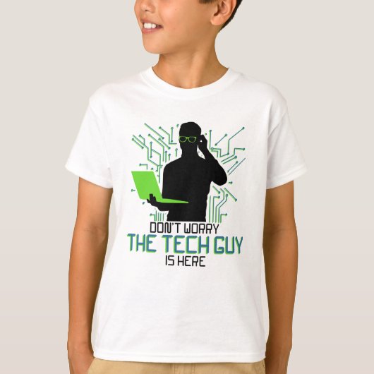 Technische ondersteuning maakt het niet uit dat de t-shirt (Voorkant)
