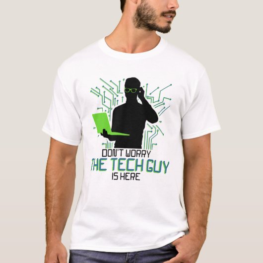 Technische ondersteuning maakt het niet uit dat de t-shirt (Voorkant)