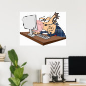 Technische ondersteuning om een bubbeltje te blaze poster (Thuiskantoor)