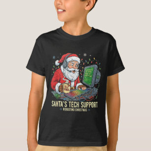 Technische ondersteuning start computer van de ker t-shirt