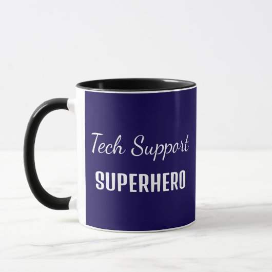 Technische ondersteuning Superhero Computer Engine Mok (Links)