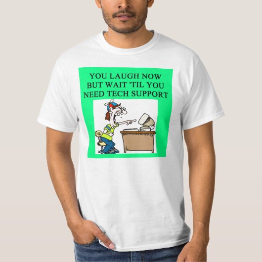 technische ondersteuning t-shirt (Voorkant)