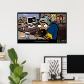 Technische ondersteuning: "U bent een stoute, Gekk Poster (Thuiskantoor)