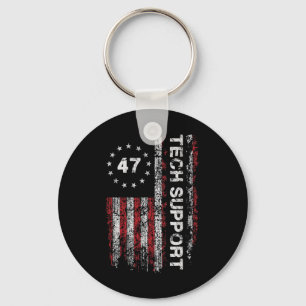 Technische ondersteuning Us Flag Witte Huis Techni Sleutelhanger