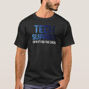 Technische ondersteuning voor de cache-IT T-shirt