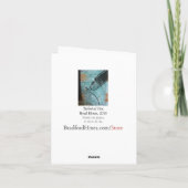 Technische pen, door Brad Hines, pastel Notecard Kaart (Achterkant)