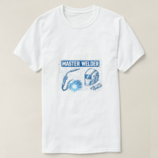 Technische Schematische Kunst van Master Lasser Bl T-shirt