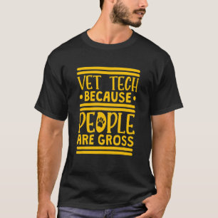 Technische specificaties omdat mensen een grove di t-shirt