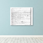 Technische tekeningen canvas afdruk (Insitu (Houten vloer))