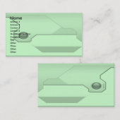 Technische visitekaartje (Voorkant / Achterkant)