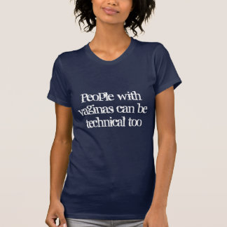 Technische vrouwen t-shirt