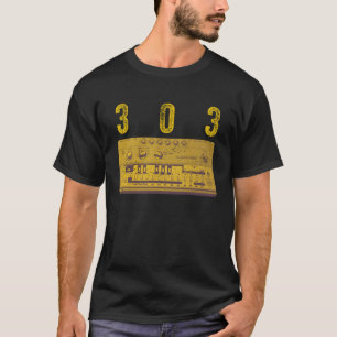 Techno 303 analog tech tshirt