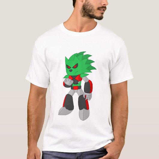 Techno Alpha-Mannen T-Shirt (Voorkant)
