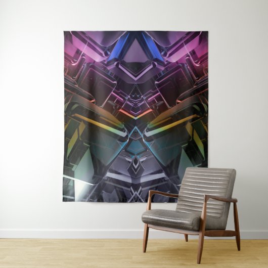 Techno Babble Wandkleed (In situ)