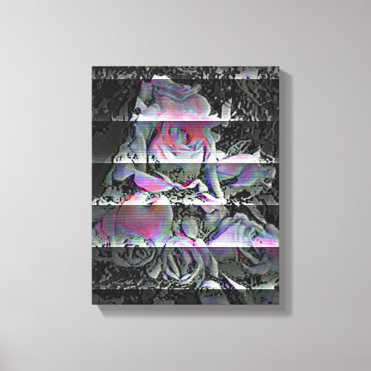 Techno Boeket Canvas Afdruk (Voorkant)