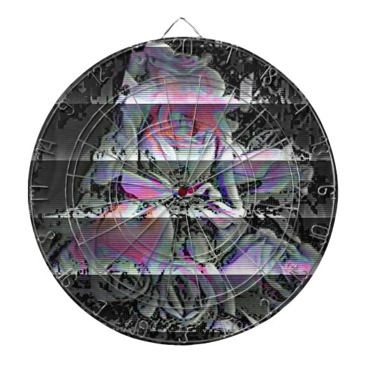 Techno Boeket Dartbord (Voorkant)