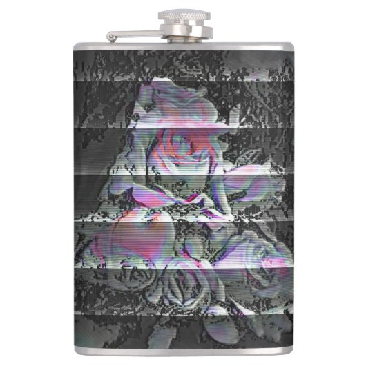 Techno Boeket Flask Heupfles (Voorkant)