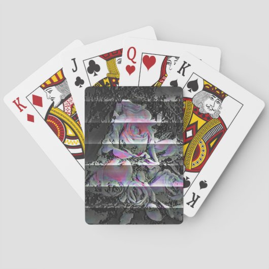 Techno Boeket Pokerkaarten (Achterkant)