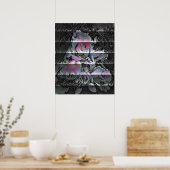 Techno Boeket Poster (Keuken)