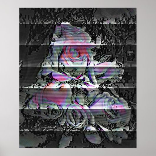 Techno Boeket Poster (Voorkant)