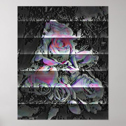Techno Boeket Poster (Voorkant)