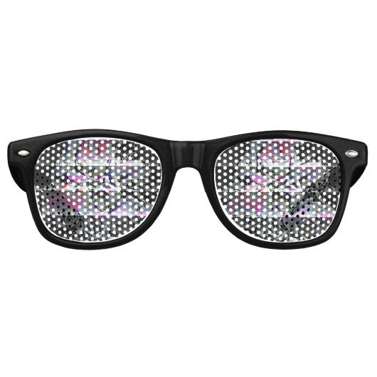 Techno Boeket Retro Zonnebril (Voorkant)