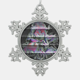 Techno Boeket Tin Sneeuwvlok Ornament