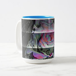 Techno Boeket Tweekleurige Koffiemok