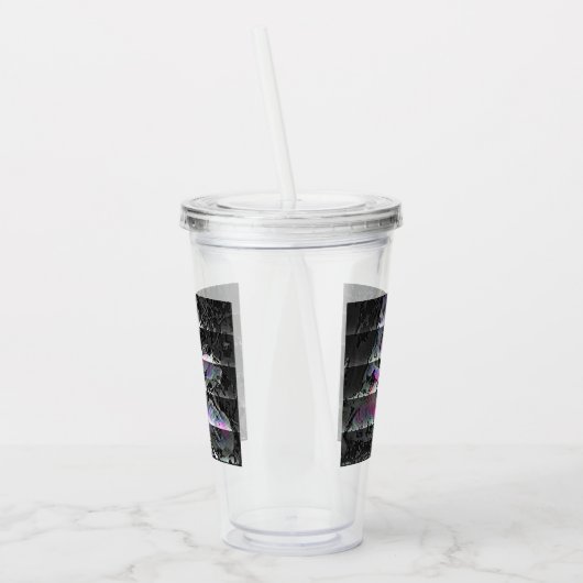 Techno Bouquet Acrylic Tumbler Acryl Drinkbeker (Links)