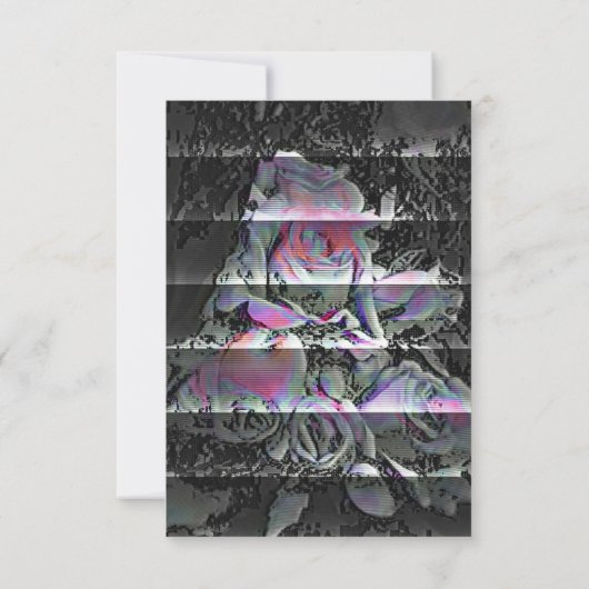 Techno Bouquet Bedankkaart (Achterkant)