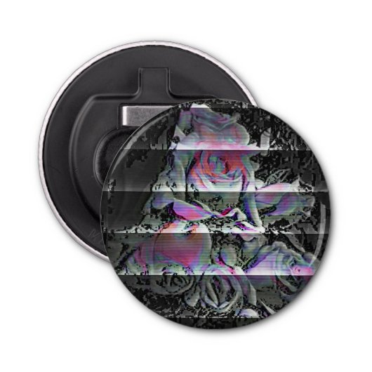 Techno Bouquet Button Flesopener (Voorkant)