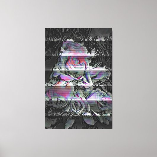 Techno Bouquet Canvas Print (Voorkant)