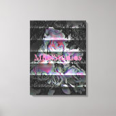 Techno Bouquet Canvas Print (Voorkant)