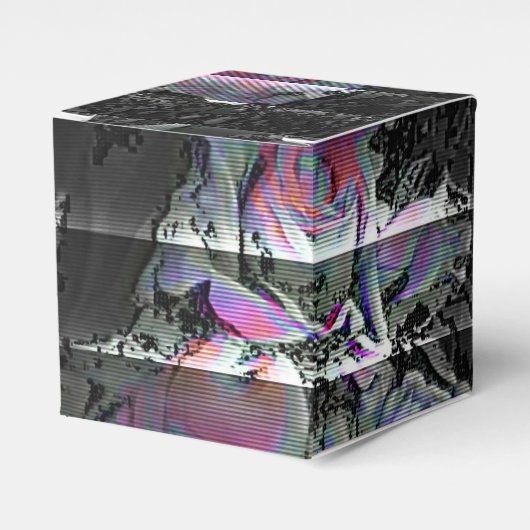 Techno Bouquet Favor Box Bedankdoosjes (Voorkant Zijde)