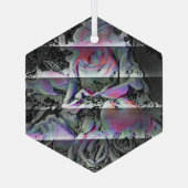 Techno Bouquet Glas Ornament (Achterkant)