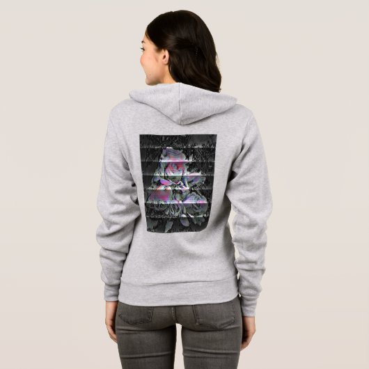 Techno Bouquet Hoodie (Achterkant volledig)