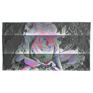 Techno Bouquet Housse d'oreiller